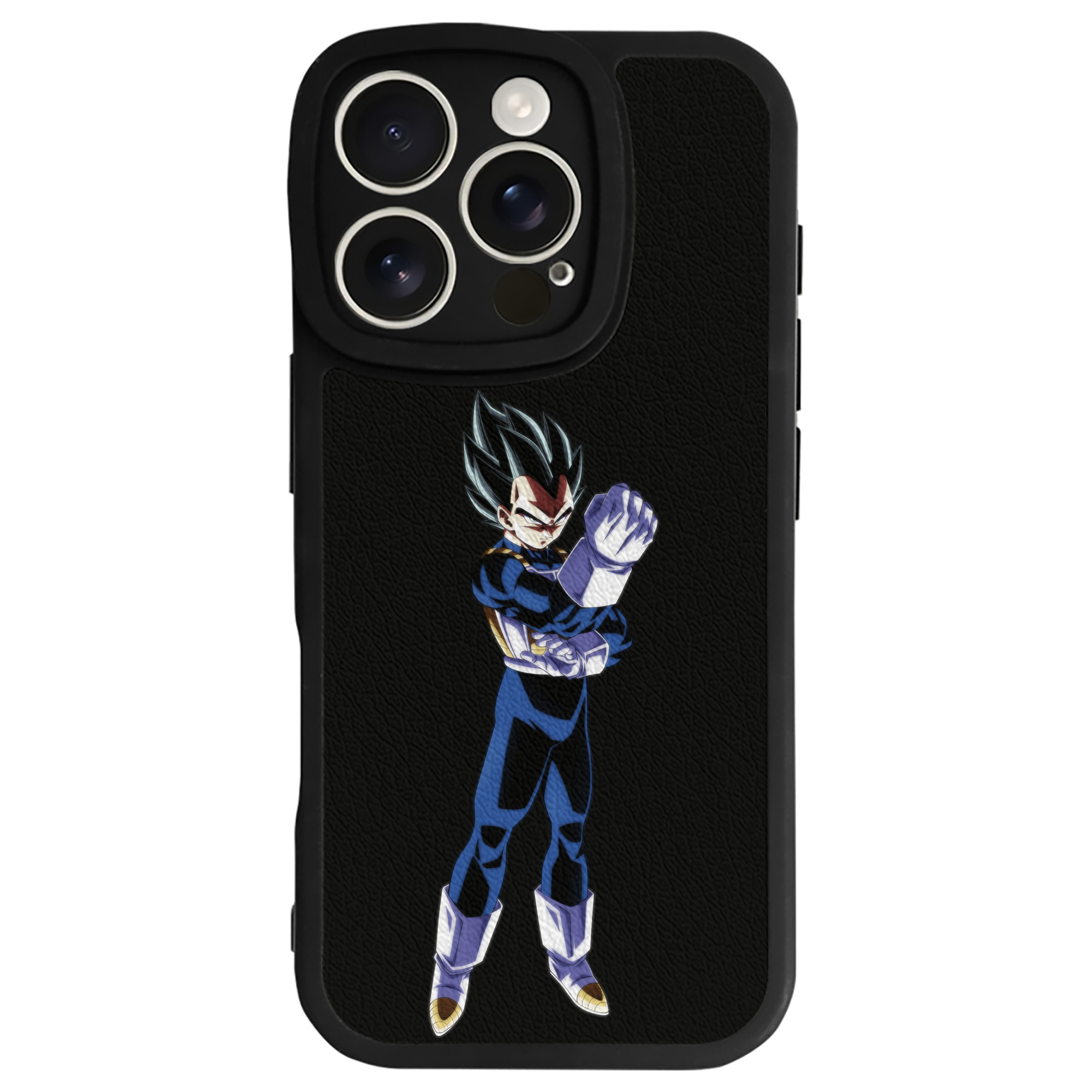 （画像用） ドラゴンボール ベジータ四世（Bejīta Yonsei）DRAGON BALL Vegeta IV 【iPhone 16シリーズ対応】シリコンスマホケース（レザー調） 材質：シリコン